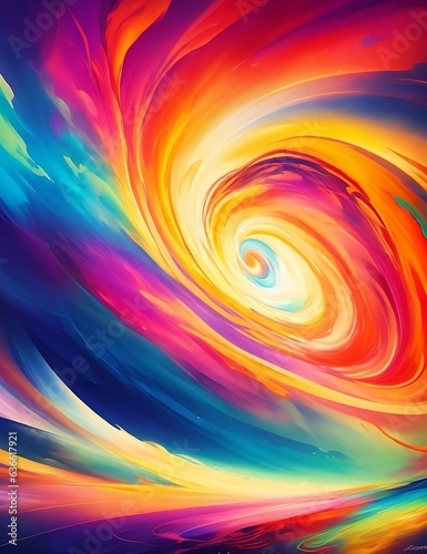 abstract background with rainbow colours