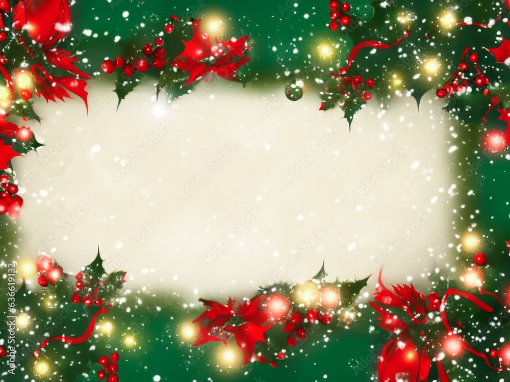 A festive christmas background with copy space A festive christmas background with copy space