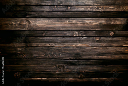 Old wooden background, wooden texture.Generative AI