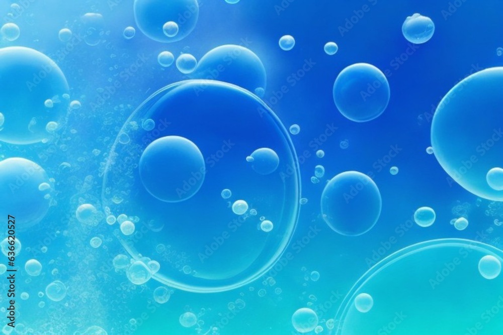 vector gradient bubble liquid abstract background