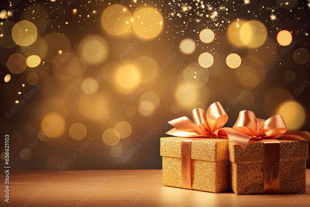 Sparkling Christmas Light with Tree and Gifts Sparkling Christmas Light with Tree and Gifts