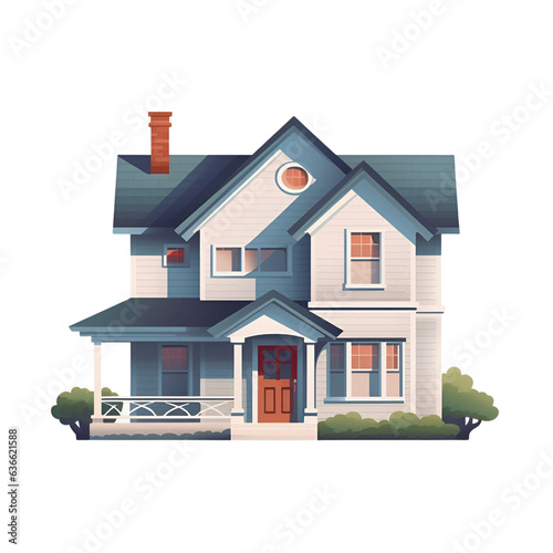Cute house Illustration 