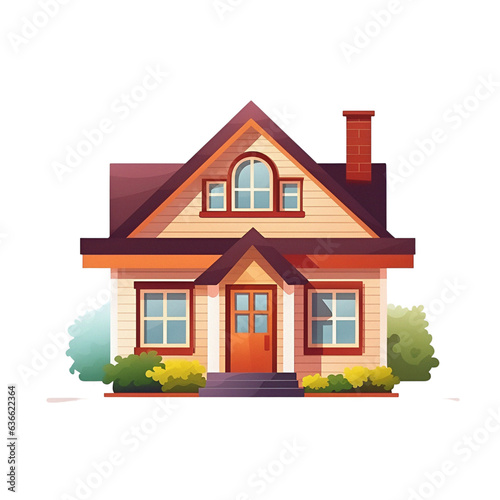 Cute house Illustration 