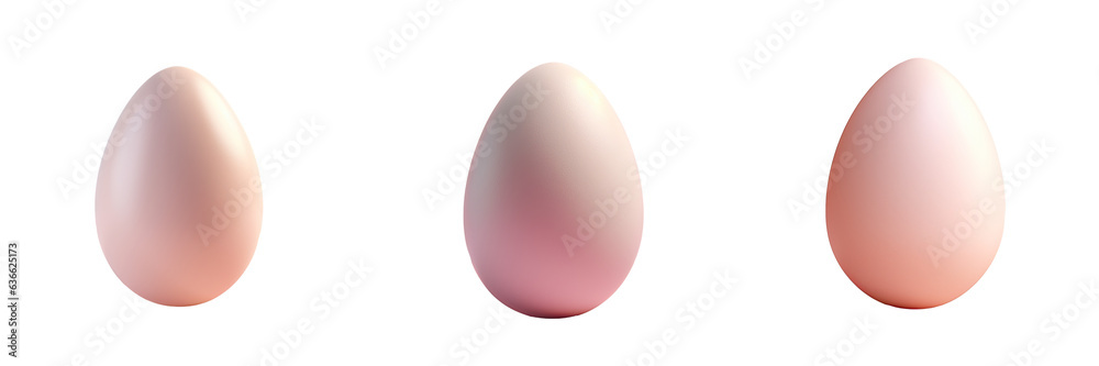 Egg alone on transparent background Egg alone on transparent background