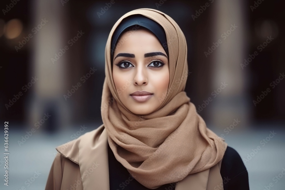 Woman hijab. Generate Ai