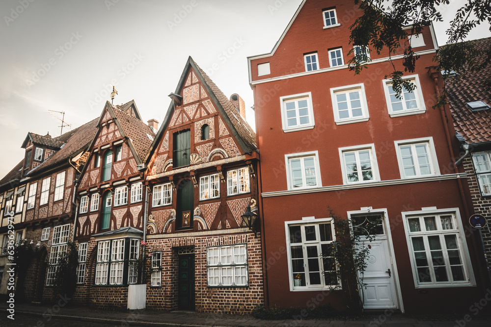 Häuser auf der Lüneburger Altstadt