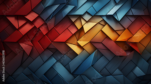 abstract background with triangles