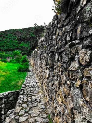 View of a fortress wall