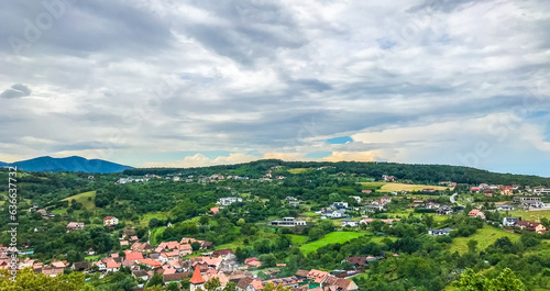 View of an old German village