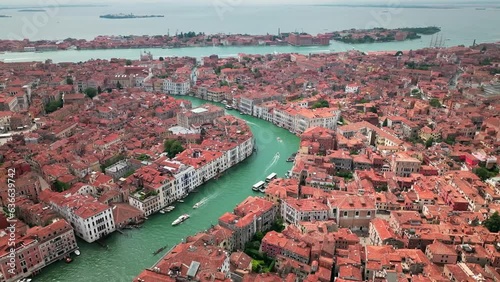 Aerial view of Venice City in Italy (ID: 636639742)