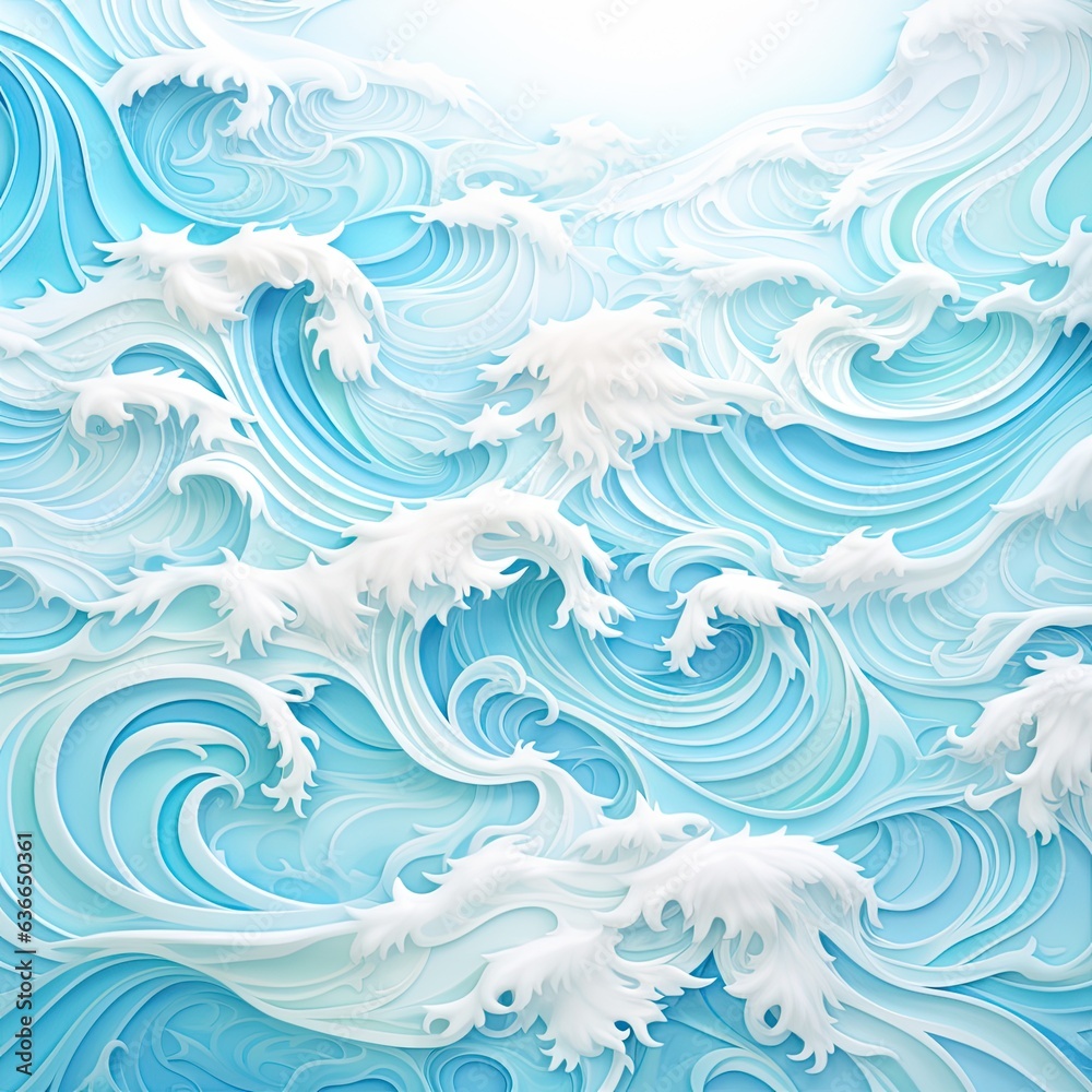 wave background