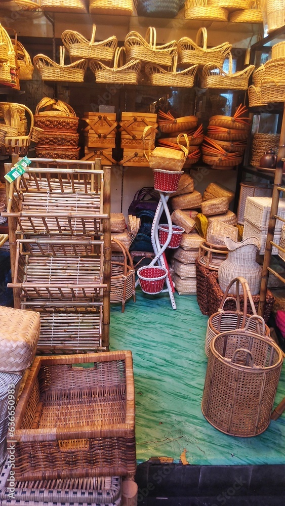 bags for sale at the market