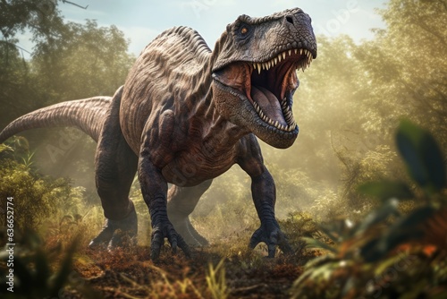 tyrannosaurus rex 3d render dinosaur © Мария Севрук