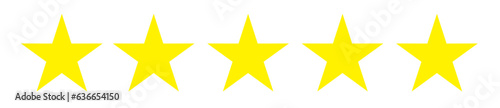 5 star vecter icons