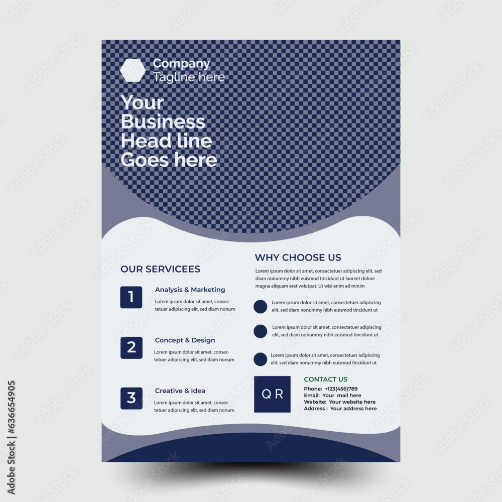 Creative Corporate & Business Flyer Brochure Template Design, abstract business flyer, vector template design. Creative Corporate & Business Flyer Brochure Template Design, abstract business flyer, vector template design.