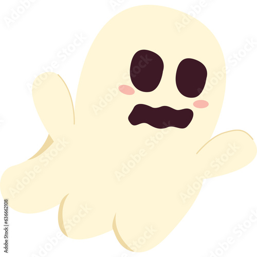 Illustration Ghost Cute Helloween Characters photo