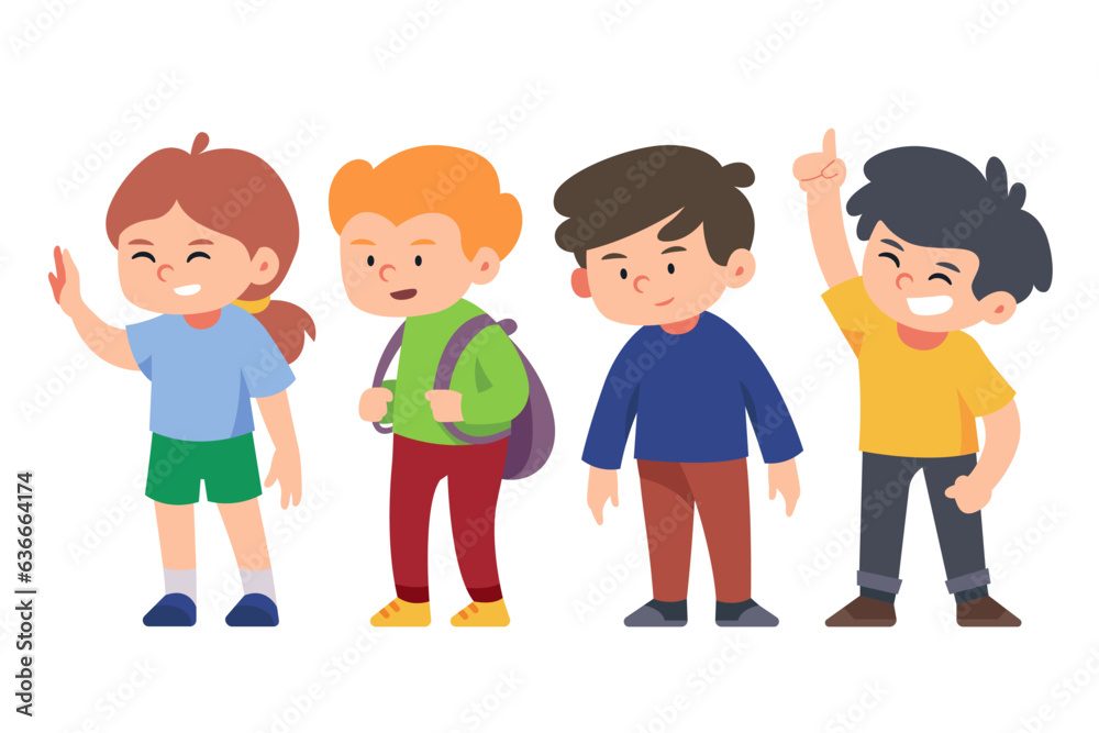 school student character, Back to school boy and girls cartoon collection in college, university and graduate student student's education life vector school student character, Back to school boy and girls cartoon collection in college, university and graduate student student's education life vector