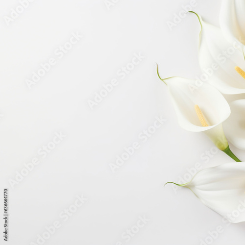 white tulips on a table
