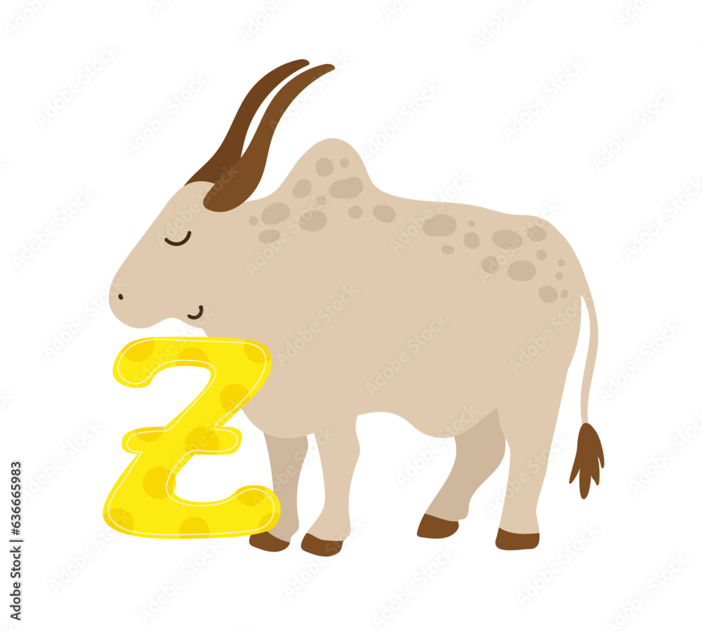 Fototapeta premium English Letter with Animal