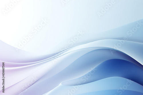 a blue, gray and white abstract background with blue waves, in the style of clean lines, pure forms, light sky-blue and light maroon, sony alpha a1, transparency and lightness, precise detailing, 