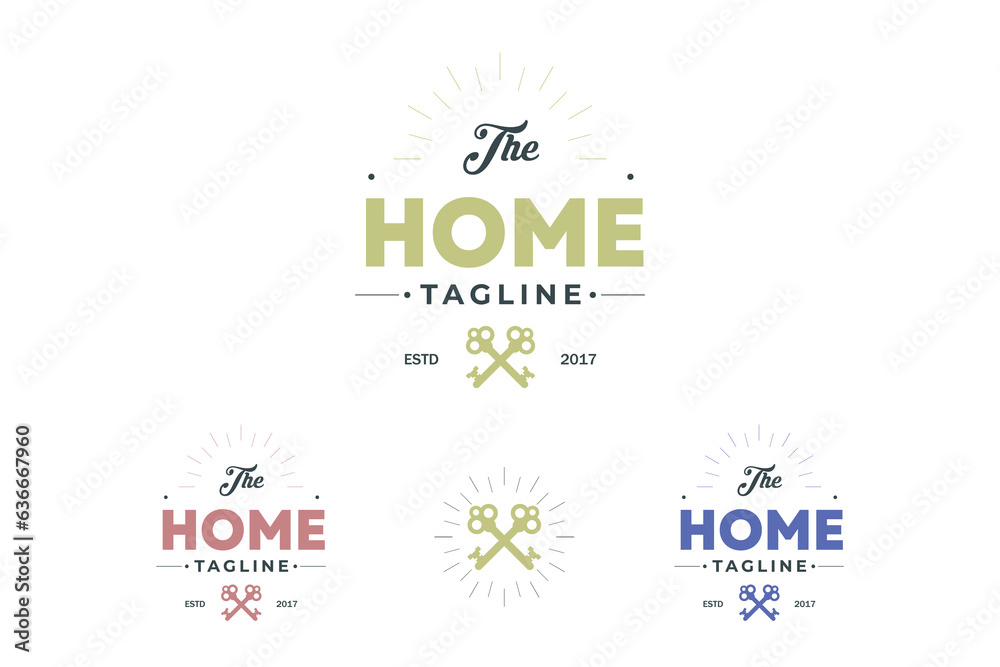Fototapeta premium Home vector logo