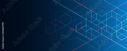 The graphic design elements with isometric shape blocks. Creative vector illustration of abstract geometric background