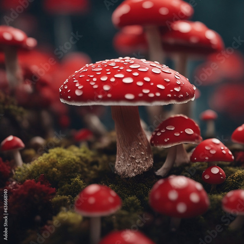 Mystical Mushroom Medley  Captivating Fungi Photography for Creative Projects