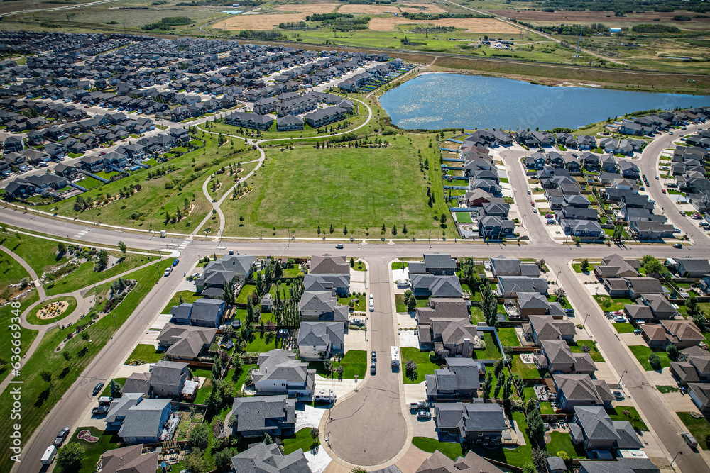 Aerial Majesty: Stonebridge, Saskatoon, Saskatchewan Expanse