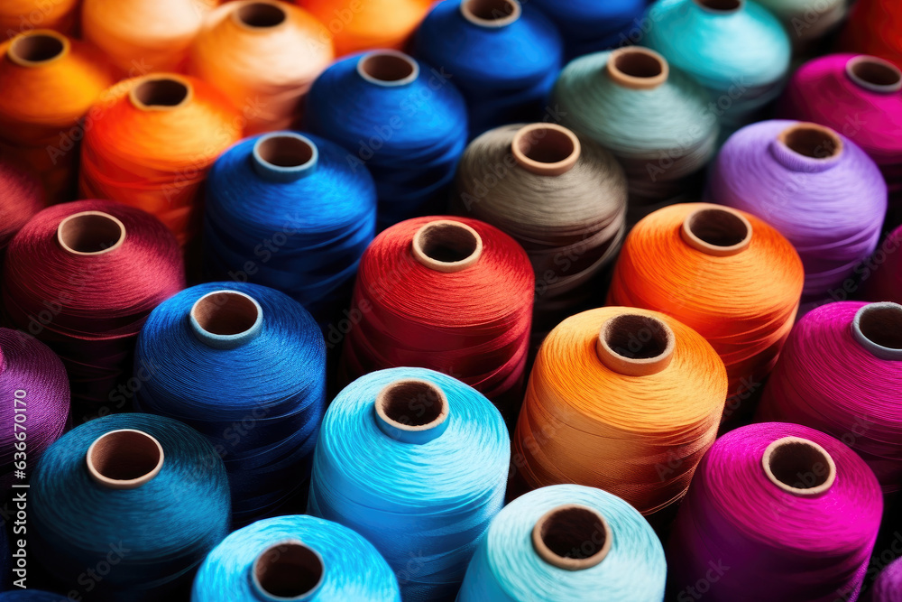Textile Treasures: Rainbow Cotton Threads Textile Treasures: Rainbow Cotton Threads