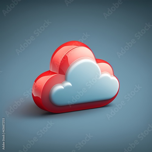 Heart valentine day icon, r...