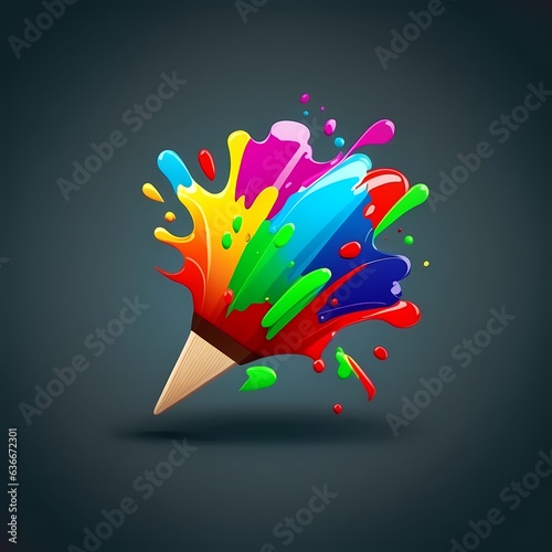 Ice cream delicious, sweet ...