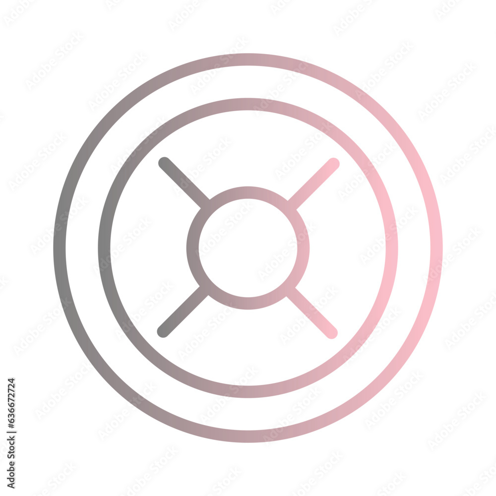 Dumbbell Fitness Gym Gradient Line Icon Dumbbell Fitness Gym Gradient Line Icon