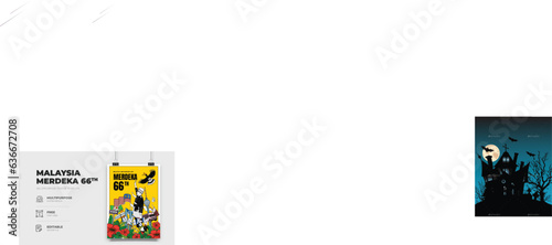 Malaysia 66 Independence Day Poster Design
