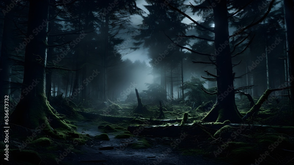 Silent Shadows: The Haunting Darkness of the Forbidden Forest