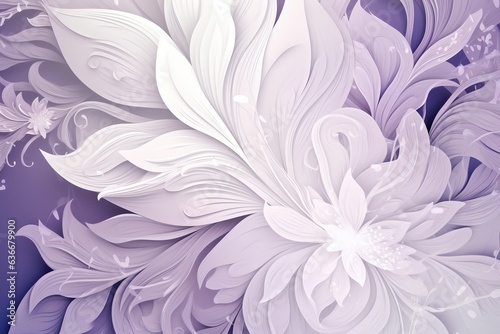 close up of a white flower with a purple background © Marius