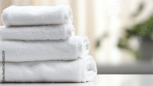 Towels new design with copy space for text