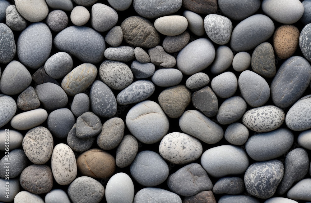 Abstract background with round pebble stones. Vacation holiday recreation on beach concept. SEAMLESS PATTERN. SEAMLESS WALLPAPER. Created with Generative AI technology. Abstract background with round pebble stones. Vacation holiday recreation on beach concept. SEAMLESS PATTERN. SEAMLESS WALLPAPER. Created with Generative AI technology.