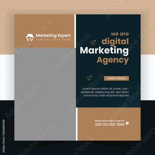 free Vector social media post design template using this template you can grow your business quickly