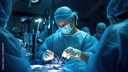 surgeon looking