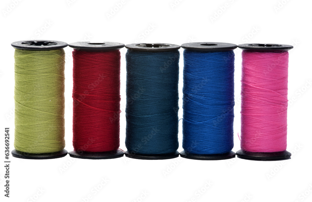 bobbins with cotton in green blue and pink png bobbins with cotton in green blue and pink png