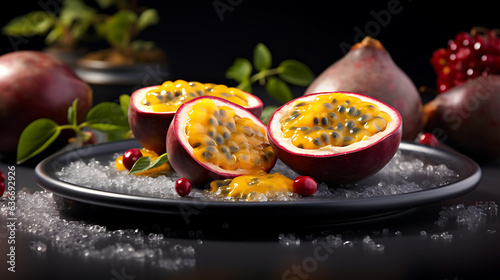Passion Fruits, The Essence of Nature's Bounty: Exploring the Sweet and Nutritious World of Passionfruits. High Resolution