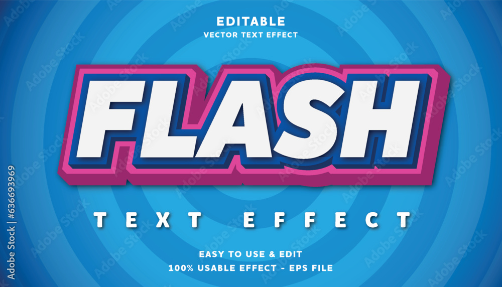 flash editable text effect with modern and simple style flash editable text effect with modern and simple style
