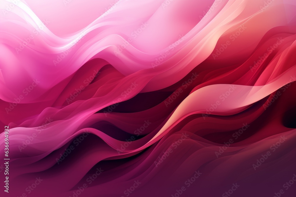 Obraz premium a vibrant abstract background with dynamic waves of pink and red