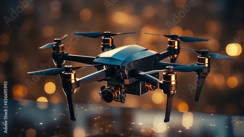 Discover the harmony between technology and convenience as a drone seamlessly maneuvers through the air, ensuring that cargo reaches its destination promptly.