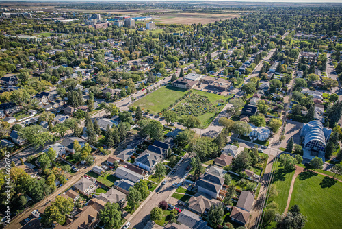 Aerial Ambiance: Grosvenor Park, Saskatoon, Saskatchewan Revealed photo