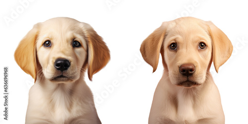 Golden retriever puppy Labrador puppy