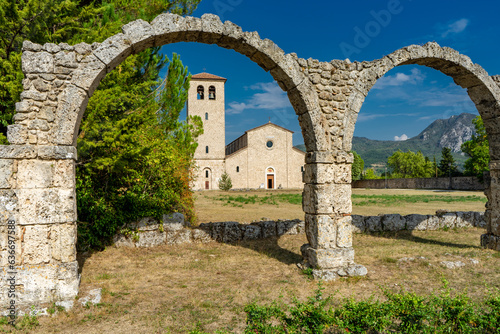 Italy, Abbey San vincenzo al Volturno photo