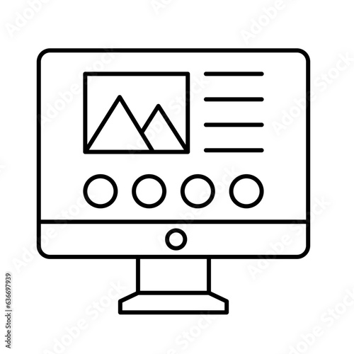 Landing page Vector icon which can easily modify or edit  

