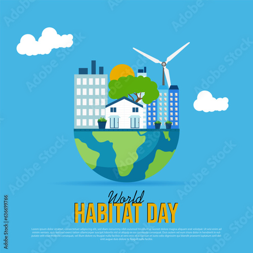 "Habitat Day" is an annual observance dedicated to raising awareness about the importance of preserving and conserving habitats for various species.