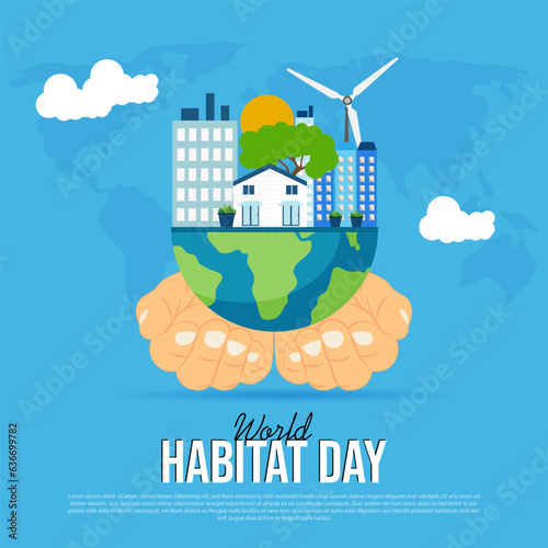 "Habitat Day" is an annual observance dedicated to raising awareness about the importance of preserving and conserving habitats for various species.